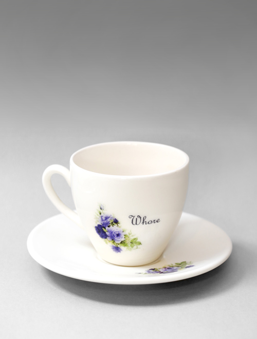 Whore Tea Cup & Saucer