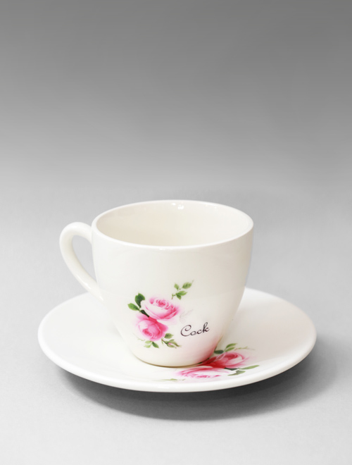 Cock Tea Cup & Saucer